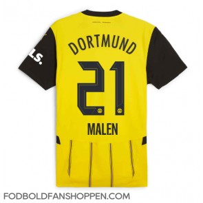 Borussia Dortmund Donyell Malen #21 Hjemmebanetrøje 2024-25 Kortærmet